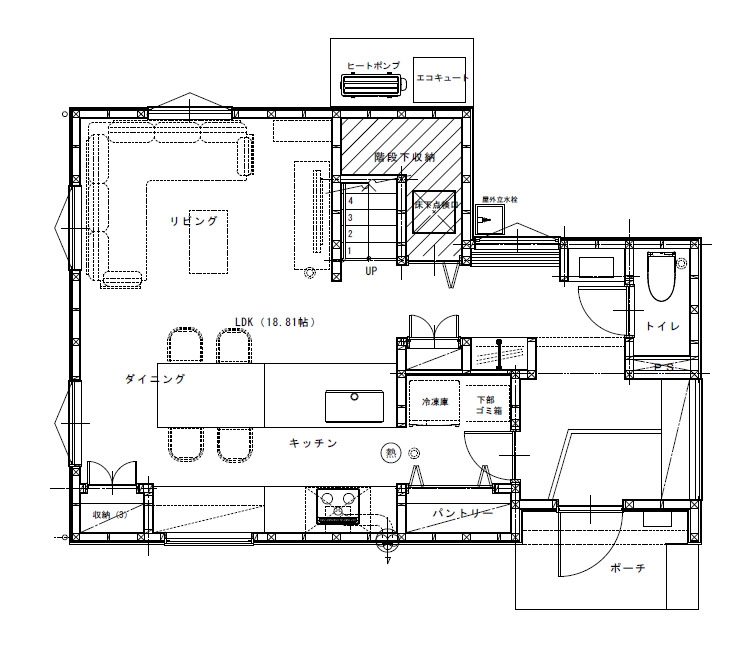 【販売中】秋田市手形字西谷地Ｂ棟[5]